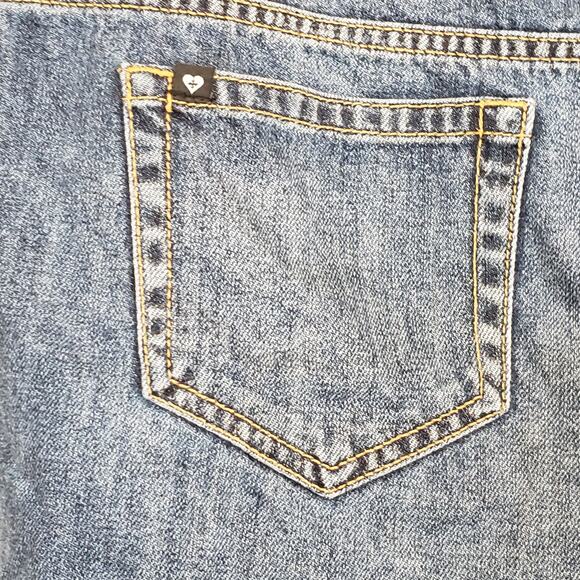 Blackheart Red & Black Buffalo Plaid Panel Low Rise Shorts Juniors 9 Summer - Picture 8 of 11